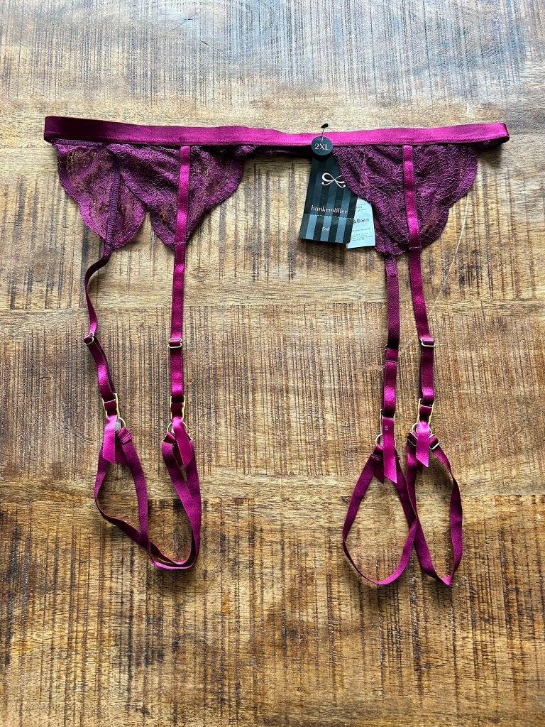 Hunkemöller Isabelle Jarretels XXL, Hunkemöller, Ophalen of Verzenden, Paars, Overige typen