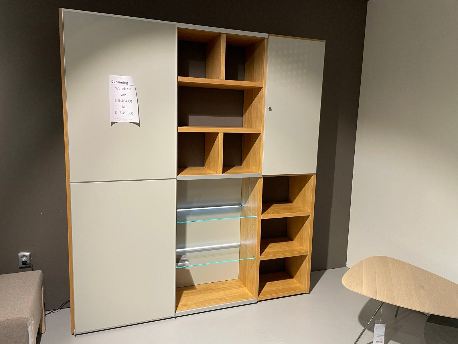 Hulsta Now Time wandmeubel van €5464,- voor €2495,-