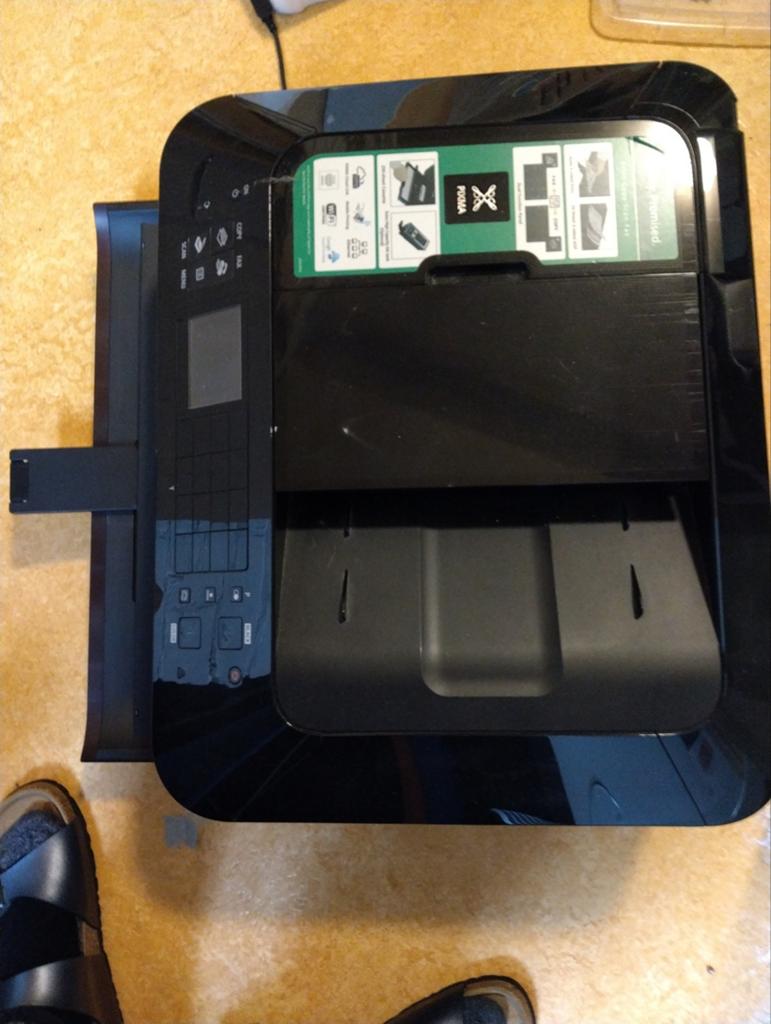 Gratis printer en benodigdheden, Ophalen