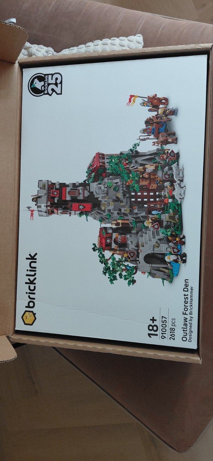 Lego Bricklink outlaw forest den 910057, Ophalen of Verzenden, Zo goed als nieuw
