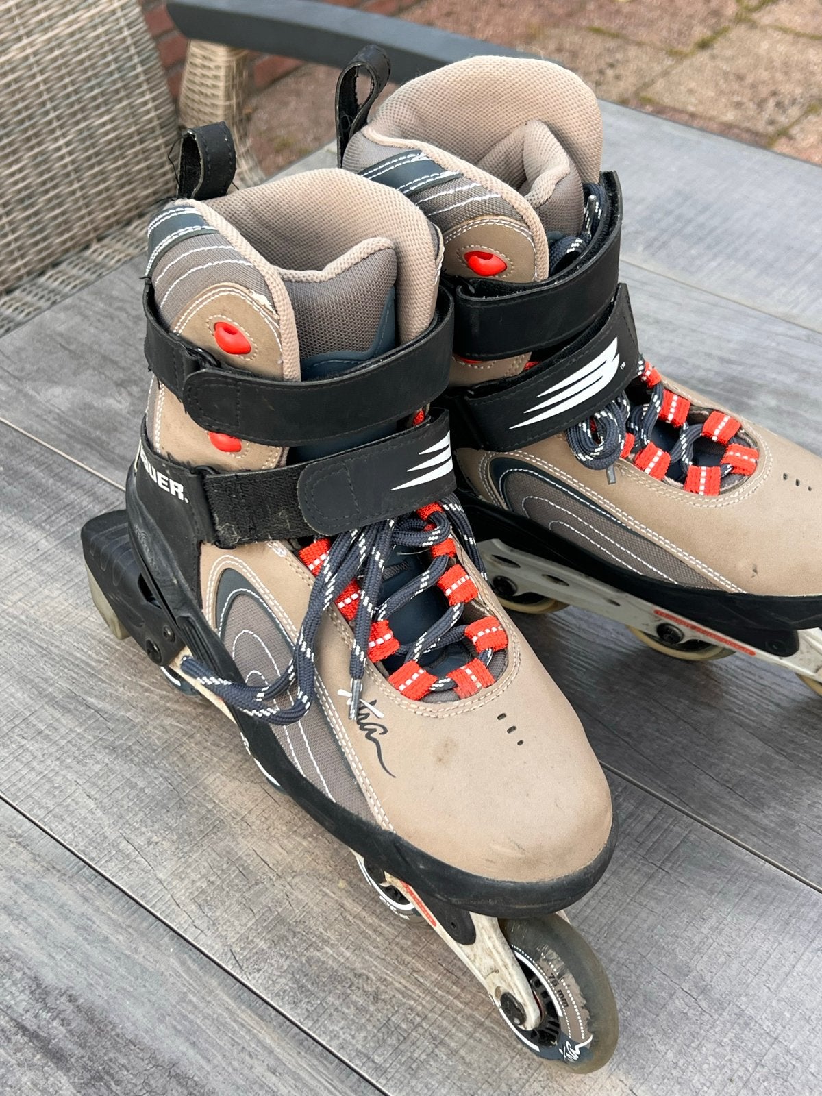 Bauer Rollerskates Maat 44 - Bekend ijshockey merk, Sport en Fitness, Schaatsen, Ophalen of Verzenden, Gebruikt, Overige typen
