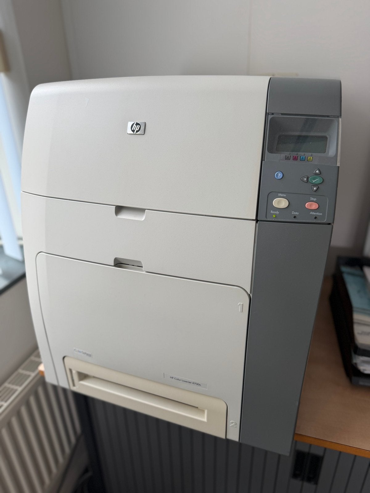 Gratis HP Color LaserJet 4700n Laserprinter, Computers en Software, Printers, Ophalen, Gebruikt, Printer, Kleur printen