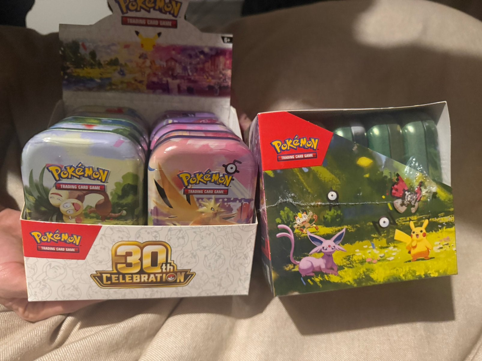 Pokémon 30th mini tin, Ophalen, Nieuw, Meerdere kaarten, Foil