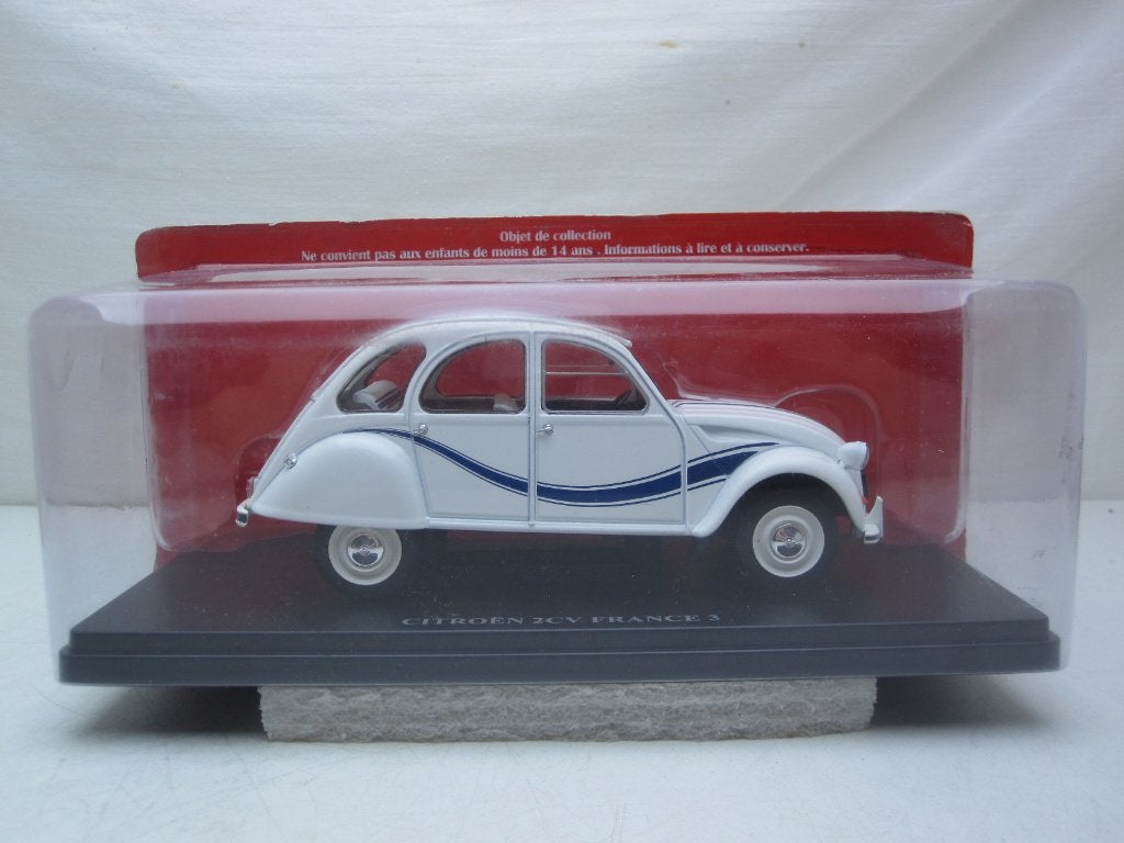 Citroën 2CV France 3 1983 1:24 Hacehtte / Atlas, Ophalen of Verzenden, Nieuw, Auto, Overige merken