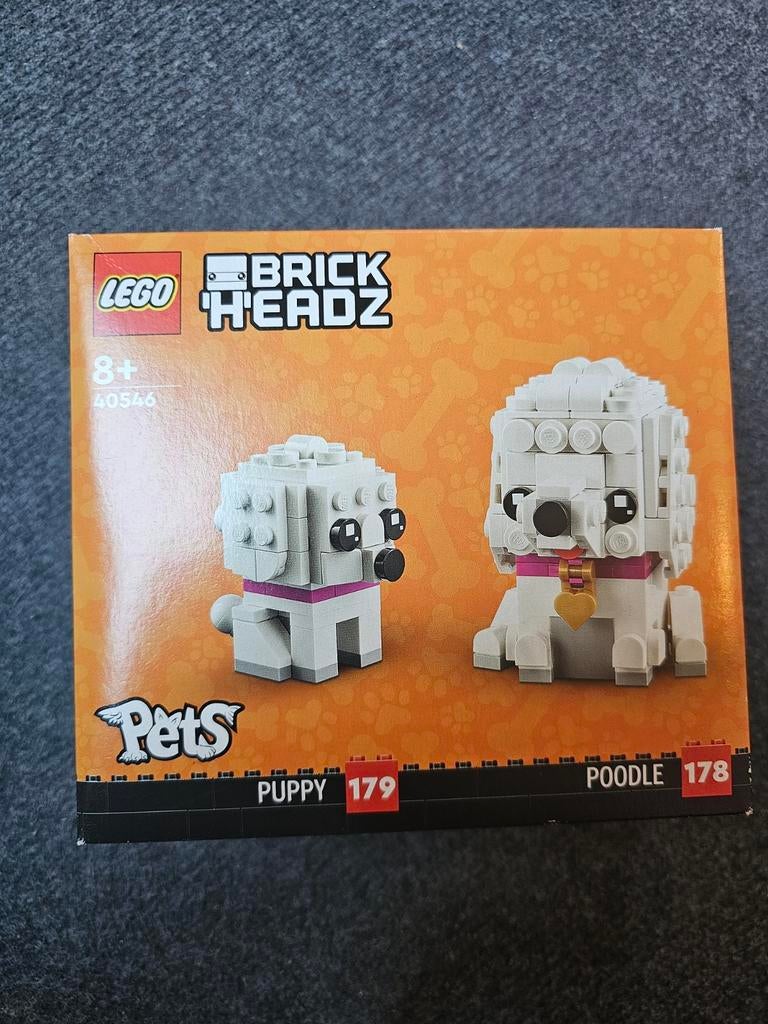 Lego BrickHeadz Poedel en Puppy 40546, Ophalen of Verzenden