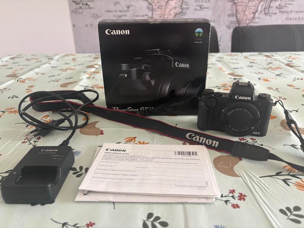 Canon G5 X digitale camera, Audio, Tv en Foto, Fotocamera's Digitaal, Canon, Compact, Ophalen of Verzenden, Zo goed als nieuw