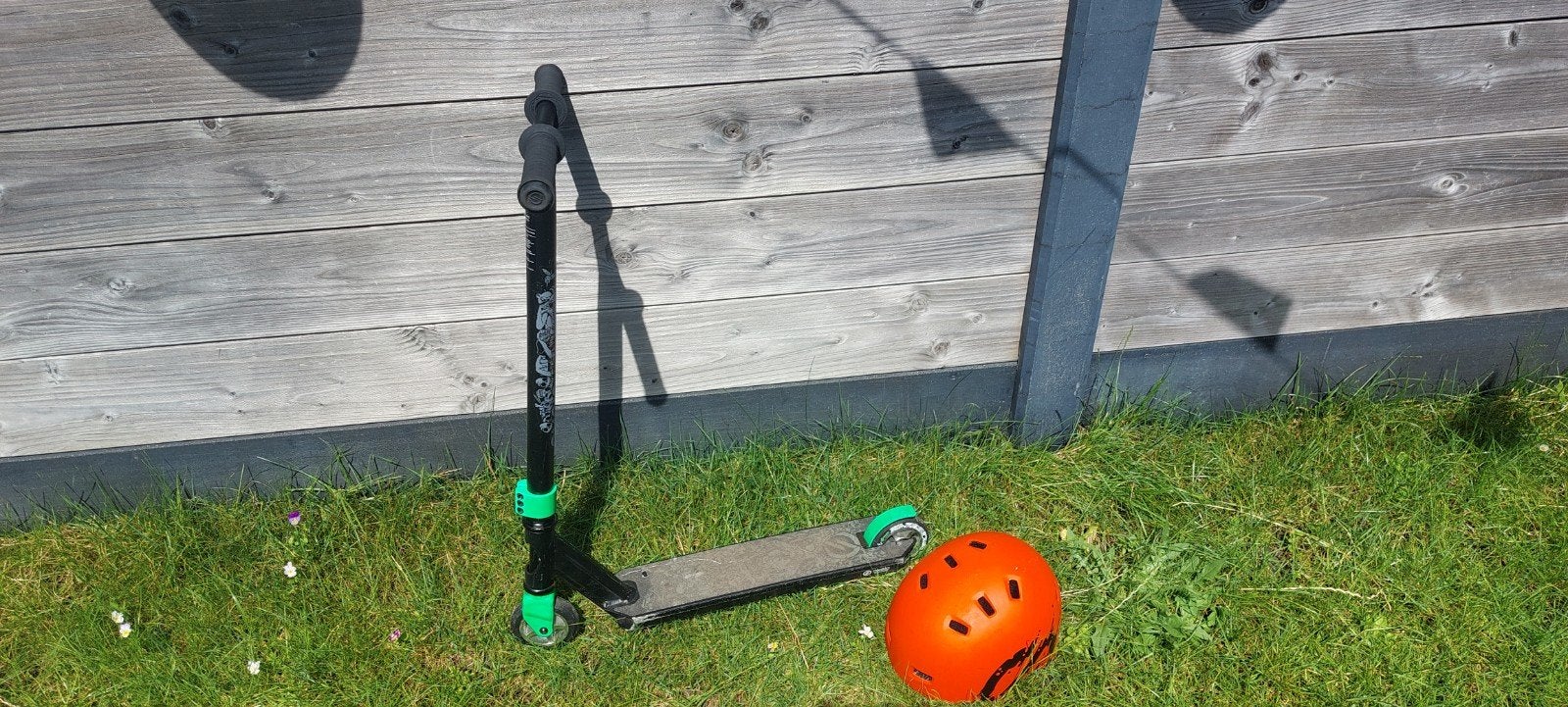 Oxelo Stuntstep met Helm - Gebruikt, Fietsen en Brommers, Steps, Ophalen, Gebruikt, Gewone step, Oxelo (Decathlon)