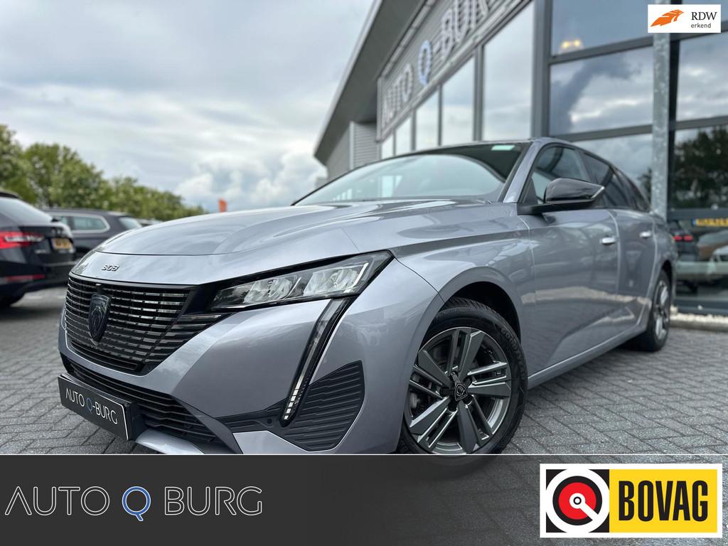 Peugeot 308 SW 1e Eig. | Automaat | CarPlay | Navi | Camera, Auto's, Peugeot, Gebruikt, Leder en Stof, Origineel Nederlands, 130 pk