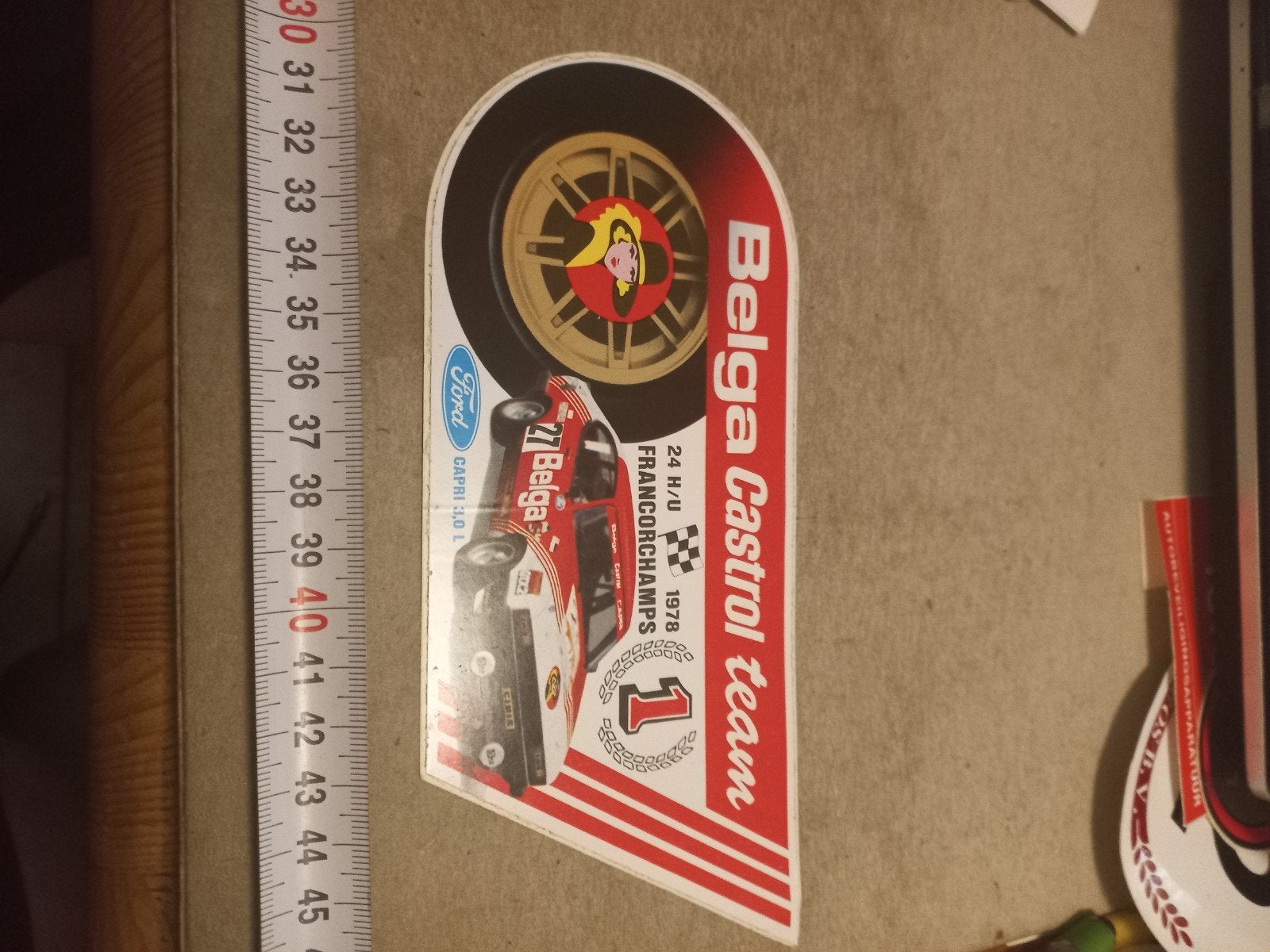 Belga castrol ford capri team, Verzamelen, Ophalen of Verzenden, Zo goed als nieuw