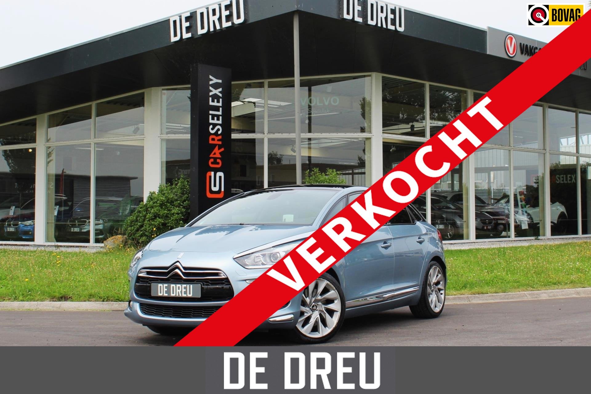Citroen DS5 200pk Sport Chic | DENON | PANORAMA | TREKHAAK |, Auto's, Citroën, Euro 5, 15 km/l, Gebruikt, Zwart