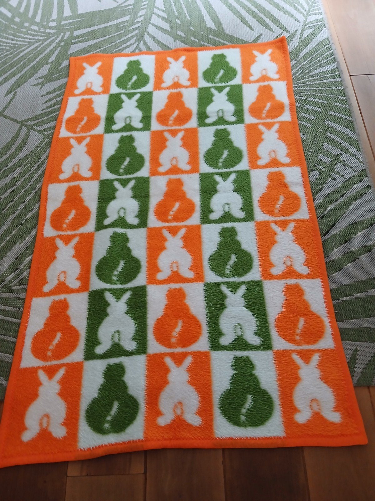 vintage babydeken, Kinderen en Baby's, Ophalen of Verzenden, 144 cm, Deken