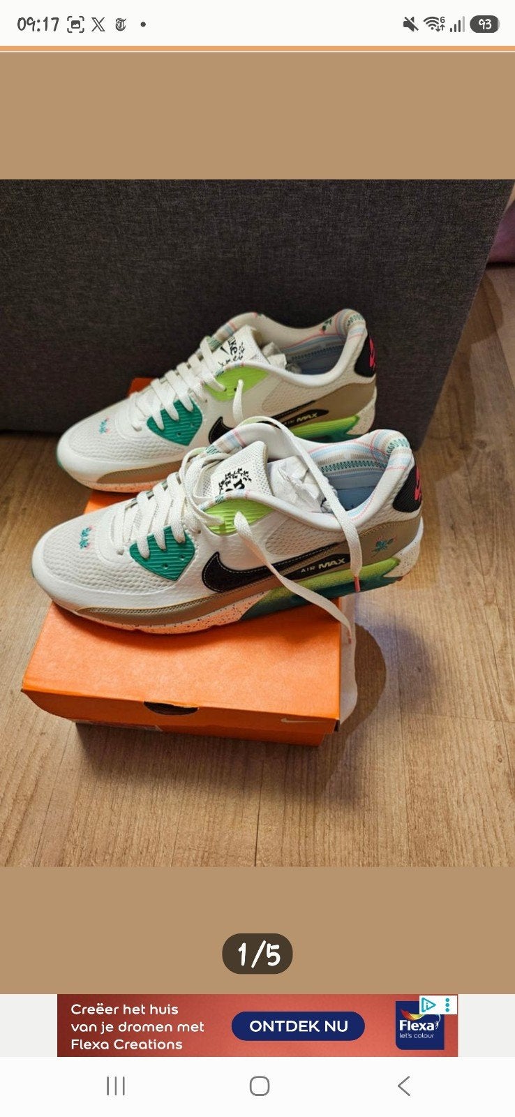 Nike Air Max Golf Back Home - Maat 46 - Nieuw, Kleding | Heren, Schoenen, Ophalen of Verzenden