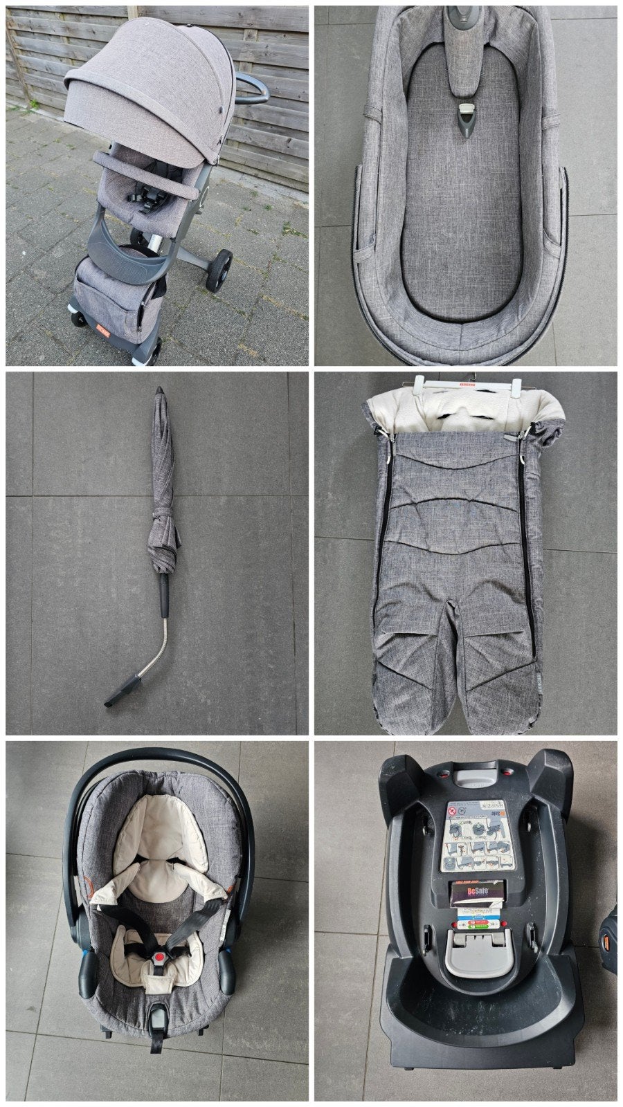 Stokke Xplory V5 Complete Set met Autostoel en Accessoires, Gebruikt, Slaapstand, Isofix, Ophalen