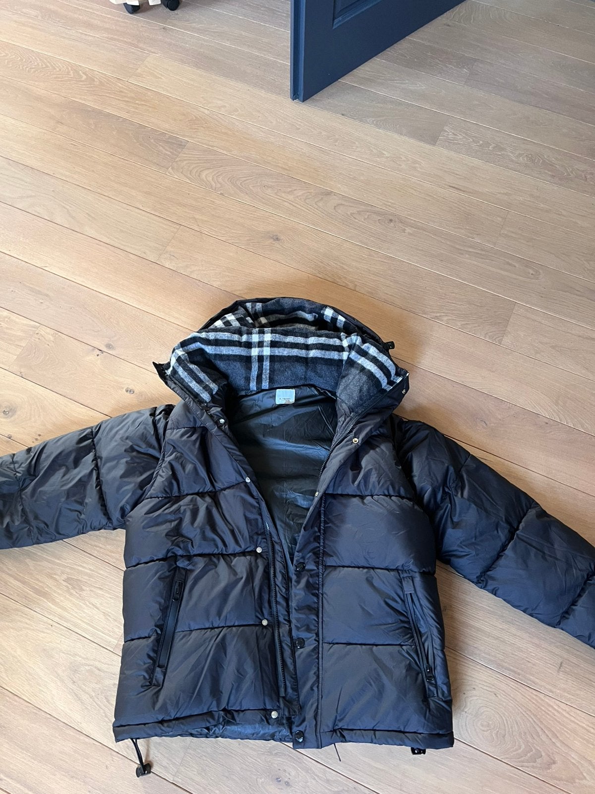 Burberry jas, Kleding | Heren, Jassen | Winter, Ophalen of Verzenden, Zo goed als nieuw, Maat 52/54 (L), Zwart