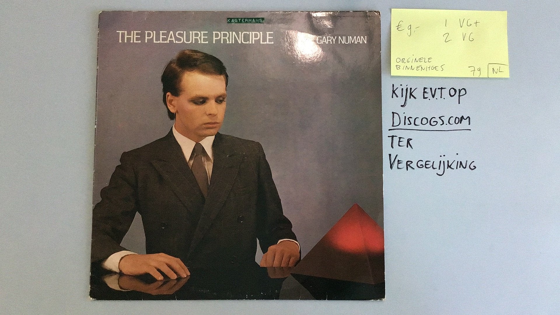 Gary Numan - The Pleasure Priciple, Cd's en Dvd's, Ophalen of Verzenden, Gebruikt, 12 inch