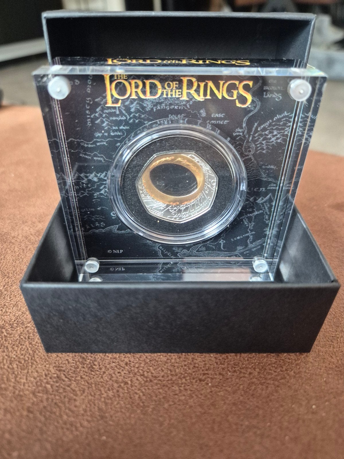 Lord of the Rings 'The One Ring' 50p silver proof color, Ophalen of Verzenden, Overige waardes, Setje