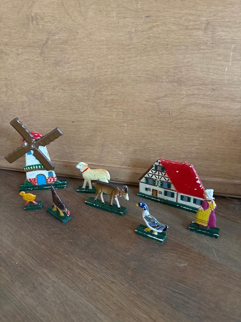 Vintage A.J. Beijer Hollandse boerderij Set, Ophalen of Verzenden