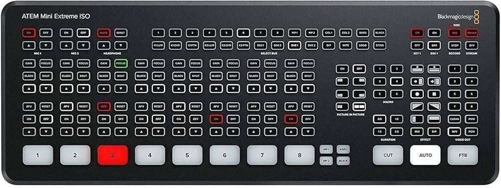 Blackmagic Design ATEM Mini Extreme ISO, Ophalen of Verzenden, Nieuw, Video