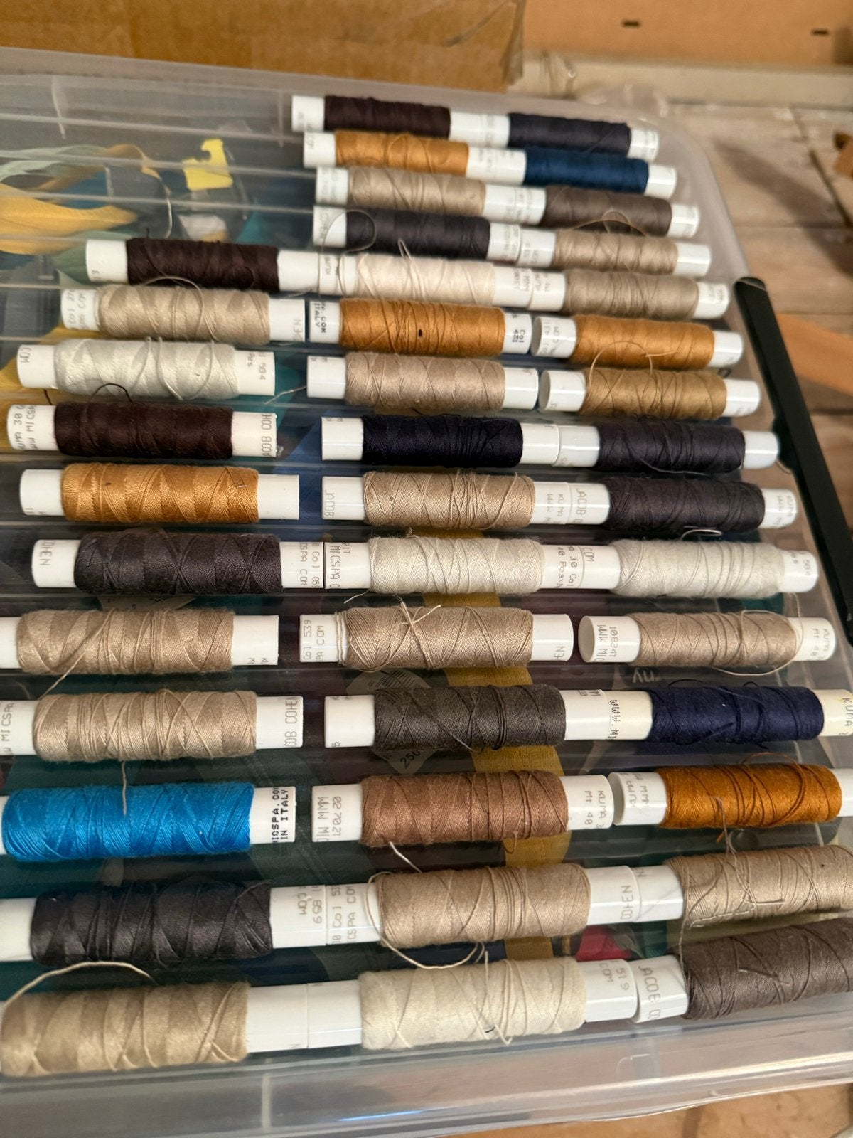 Garencollectie in diverse kleuren, Ophalen, Gebruikt, Garen of Naald(en)