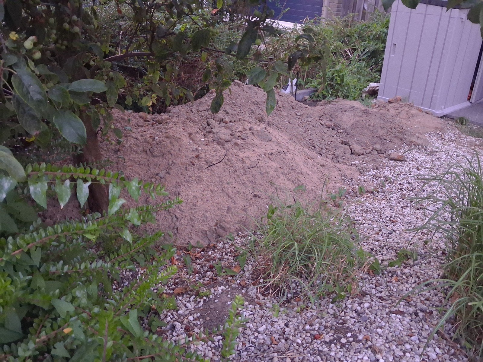 schone grond, Ophalen, Tuinaarde
