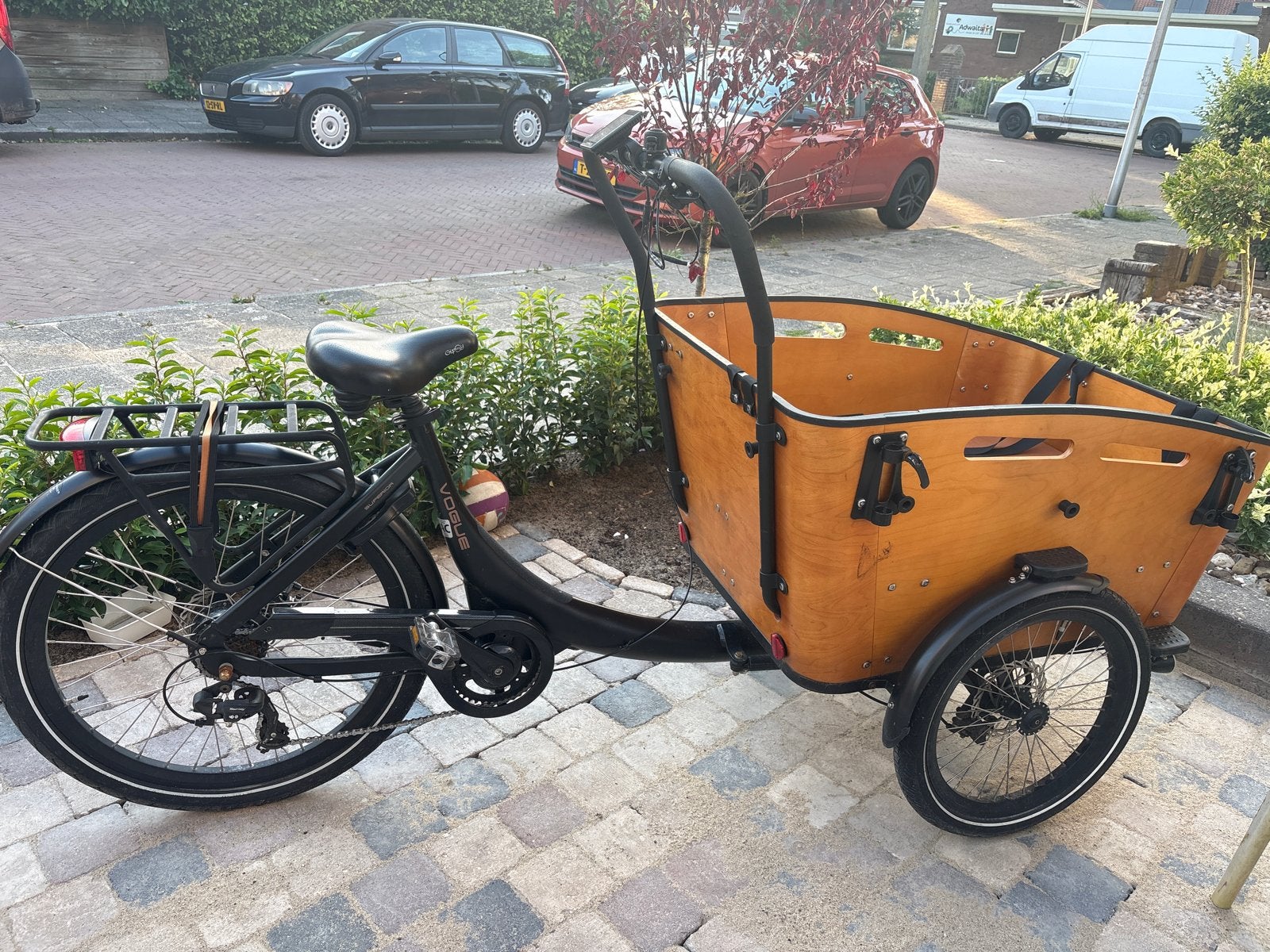 Elektrische bakfiets van Vogue, Overige merken, Gebruikt, Elektrisch, Ophalen of Verzenden