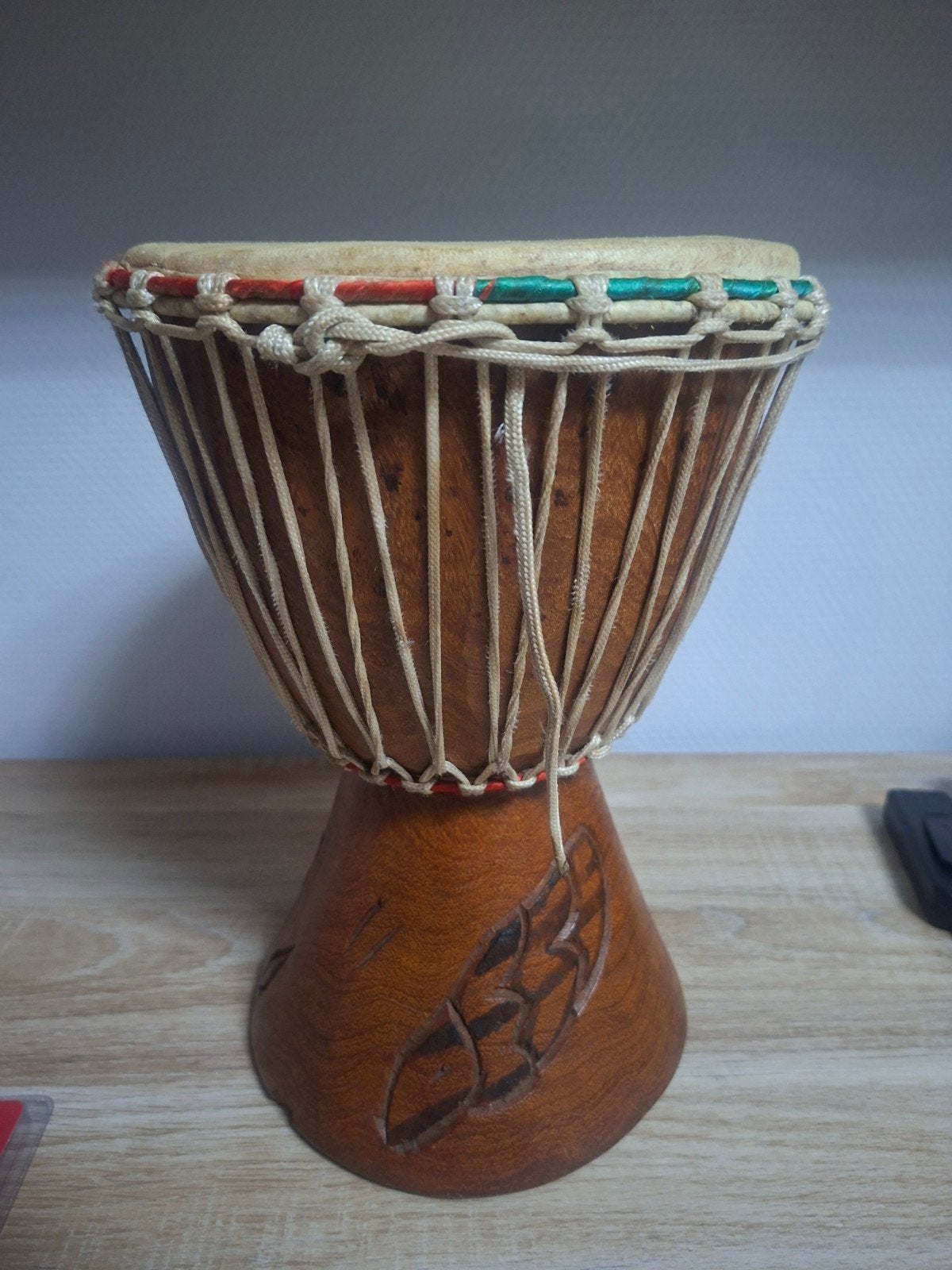Jambee tafelmodel - Decoratieve Afrikaanse trommel, Ophalen of Verzenden, Gebruikt