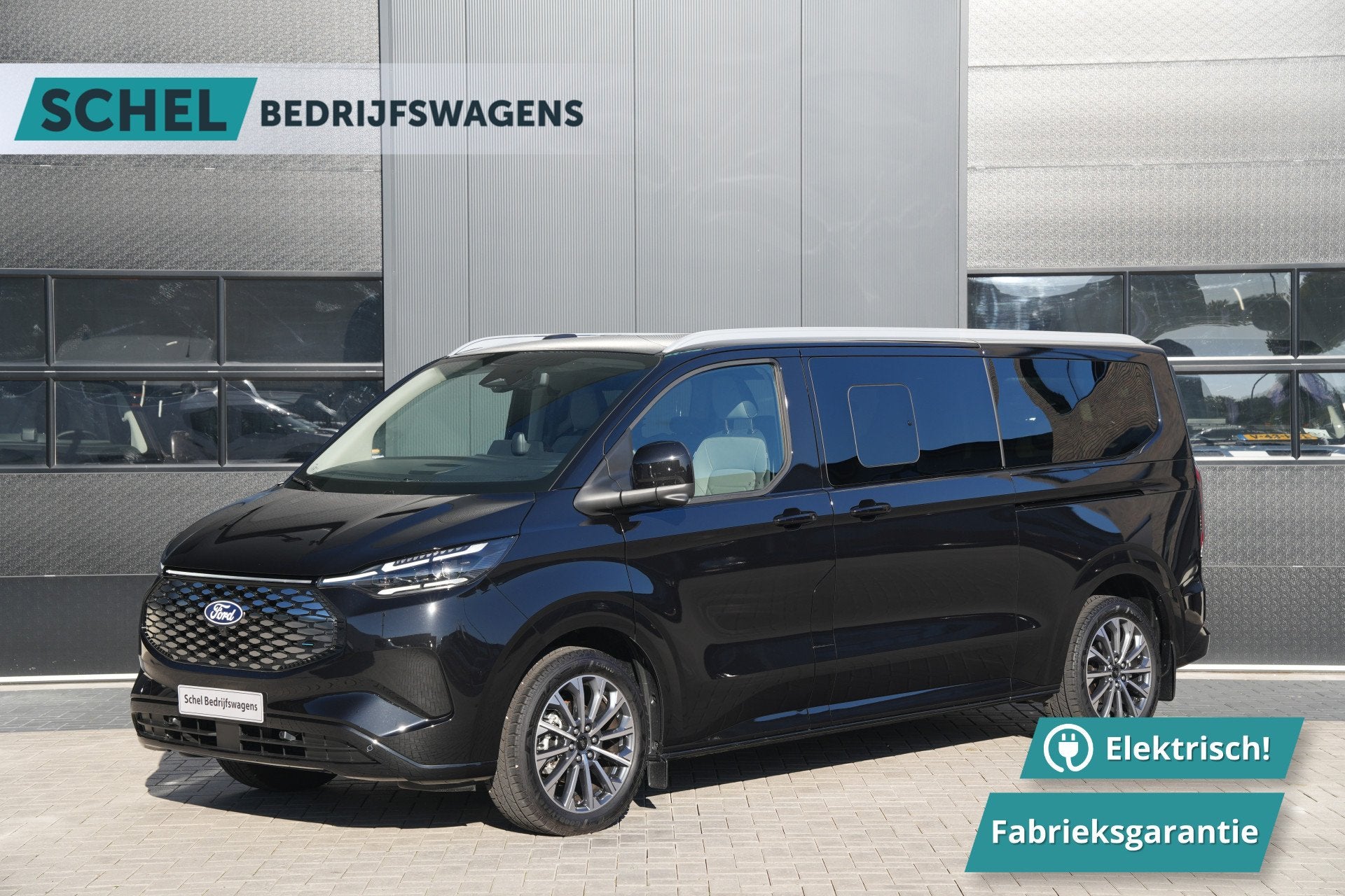 Ford Tourneo Custom E-Tourneo - 340 L2H1 Titanium X 218pk -, Auto's, Automaat, Achterwielaandrijving, Gebruikt, Overige carrosserieën