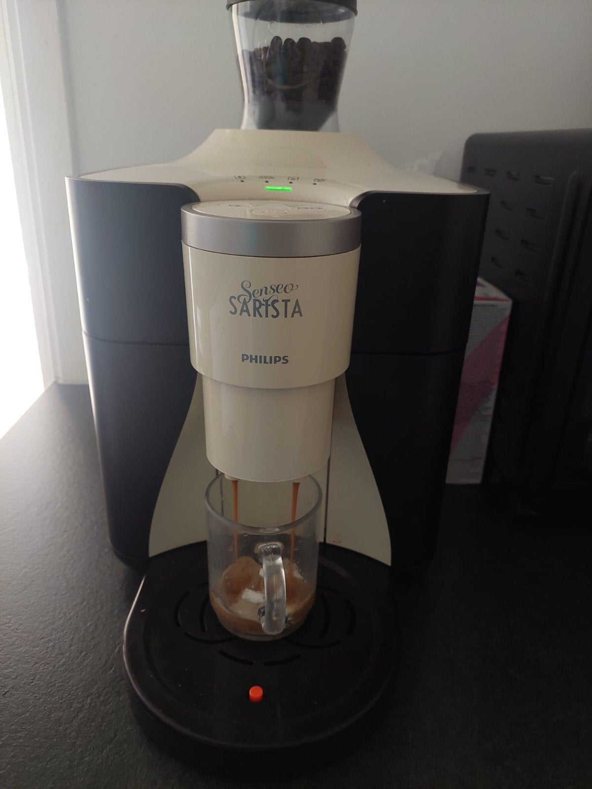 Philips Senseo sarista koffiemachine bonen, Ophalen of Verzenden, Koffiemachine, Gemalen koffie