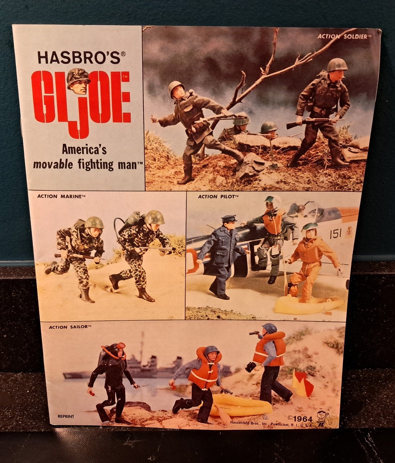 GI JOE Reprint 1964 HASBRO catalogus - Vintage 12 inch poppe, Ophalen of Verzenden, Zo goed als nieuw