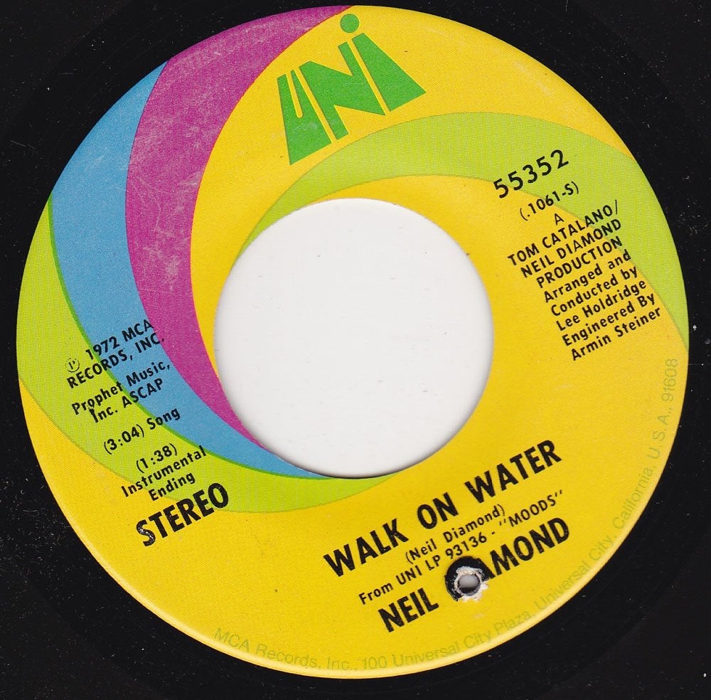 Neil Diamond - Walk On Water 7"45