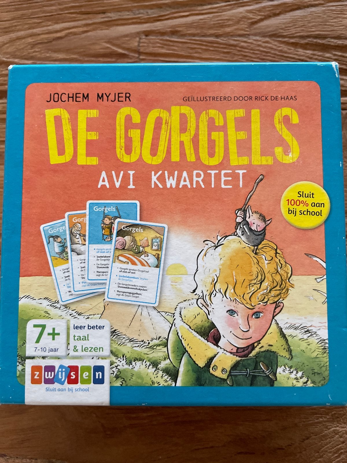 De Gorgels Avi Kwartet - Leerzaam en Leuk Kaartspel, Ophalen of Verzenden, Zo goed als nieuw