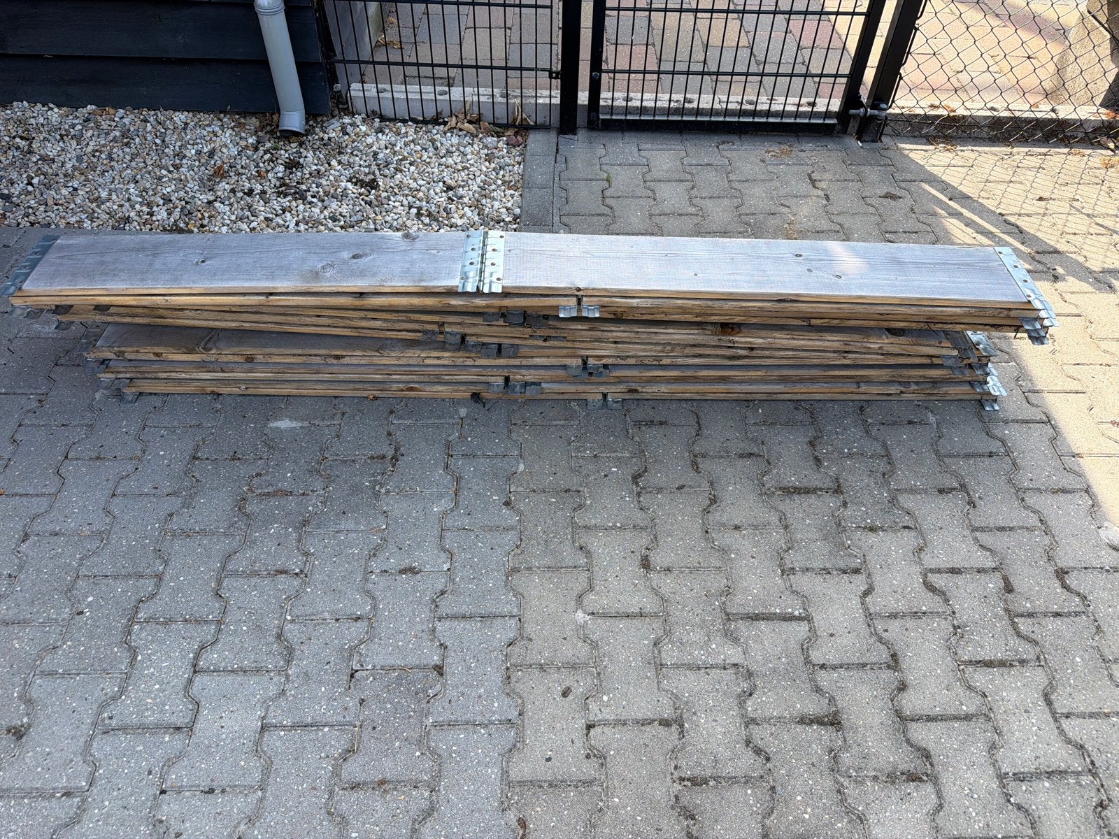 8 Verhogingen Moestuinbak Pallet Formaat CKW, Ophalen, Gebruikt, Kweekbak
