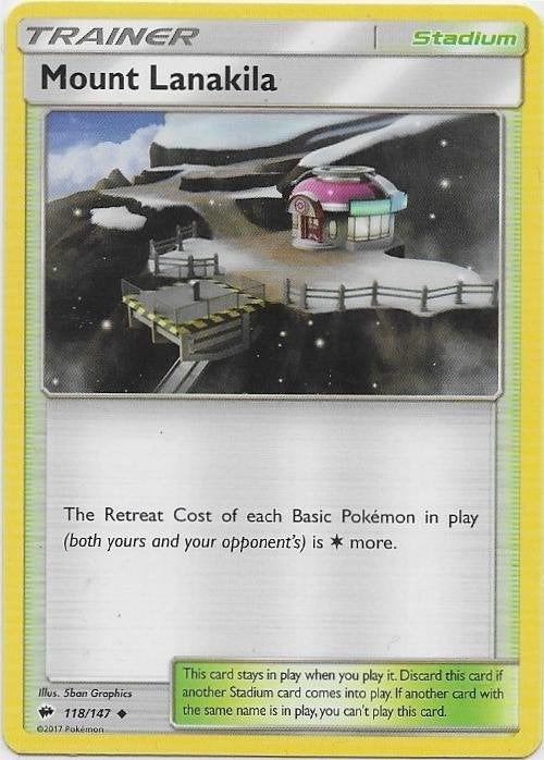Burning Shadows,  Mount Lanakila [uncommon] 118/147, Verzenden, Nieuw, Losse kaart
