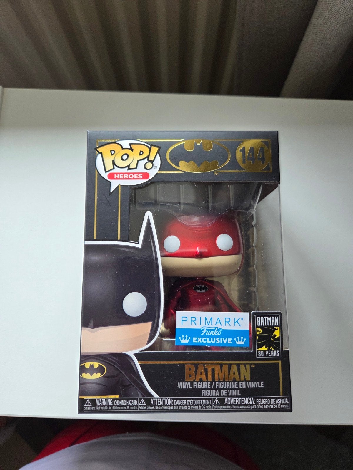 Funko Pop! Heroes Batman 80 Years Primark Exclusive, Ophalen of Verzenden, Gebruikt