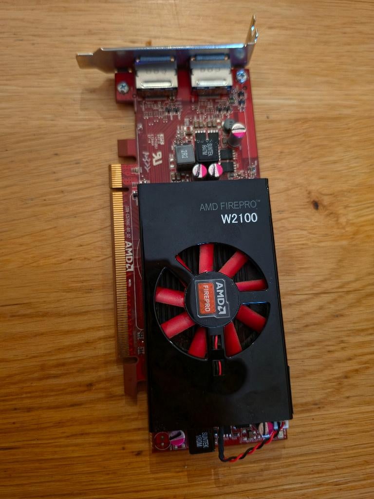 Amd videokaart fireproW2100, Computers en Software, Videokaarten, Gebruikt, AMD, GDDR5, DisplayPort, Ophalen of Verzenden