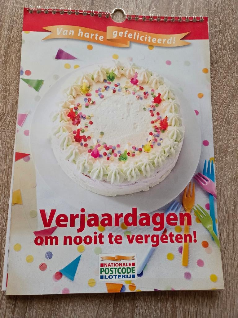 Kalender Van De Postcode Loterij Nieuw, Ophalen of Verzenden, Maandkalender, Nieuw