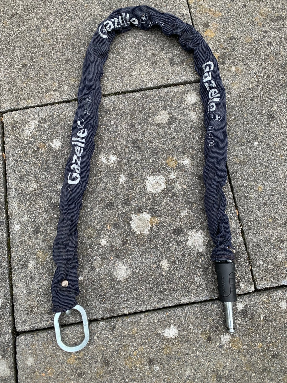 Z.g.a.n. Axa RL-100 insteek ketting van 100 cm lang, Ophalen of Verzenden, Zo goed als nieuw, Insteekslot