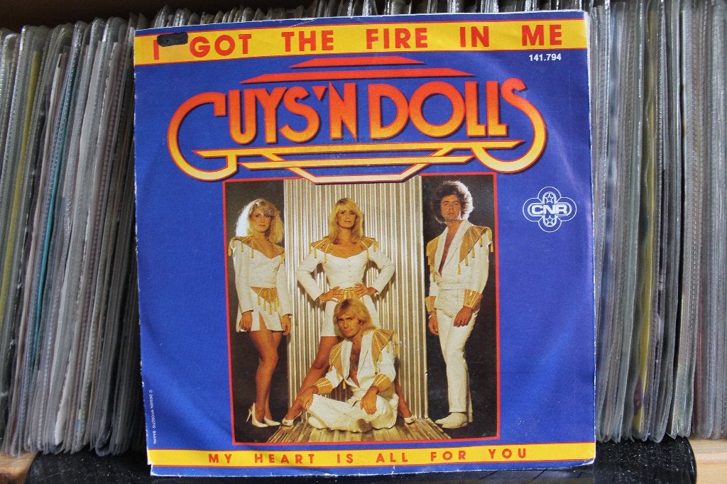 7" Single Guys ´n´ Dolls - I Got The Fire In Me / My Heart I, Gebruikt, 7 inch, Ophalen of Verzenden, Pop