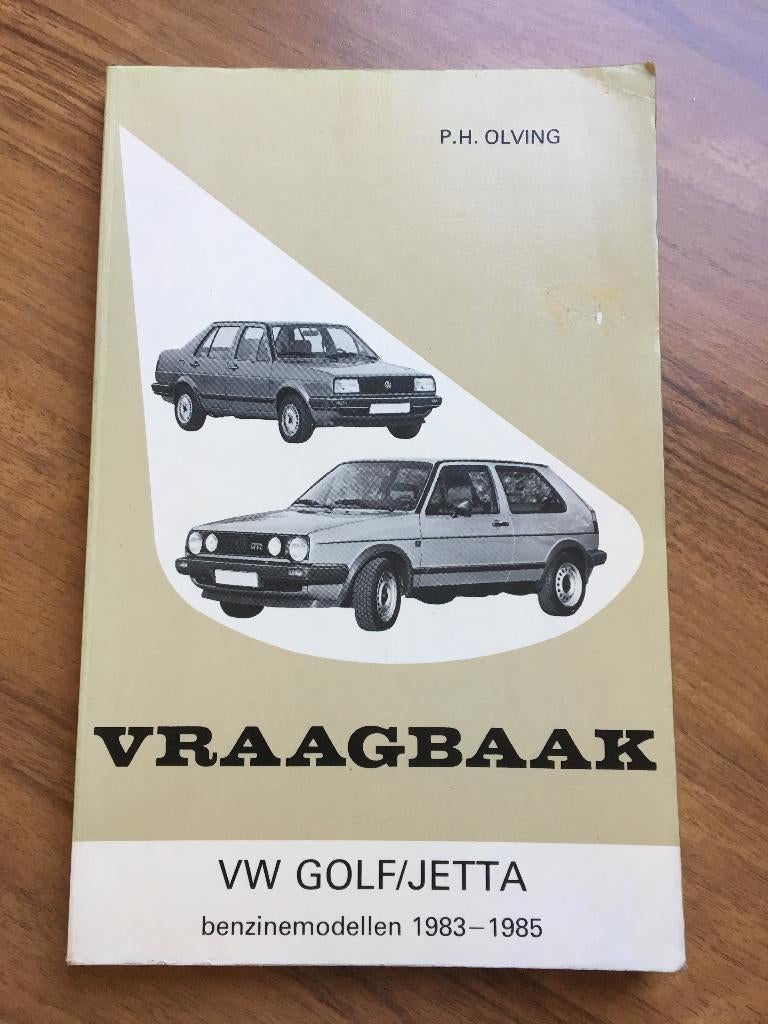 Vraagbaak Volkswagen Golf, Volkswagen Jetta benzine 1983-85, Auto diversen, Ophalen of Verzenden