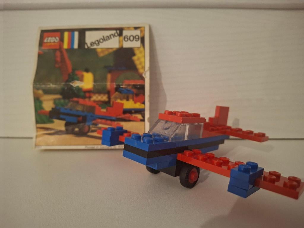 Lego 609 Aeroplane 1972, Ophalen of Verzenden, Gebruikt