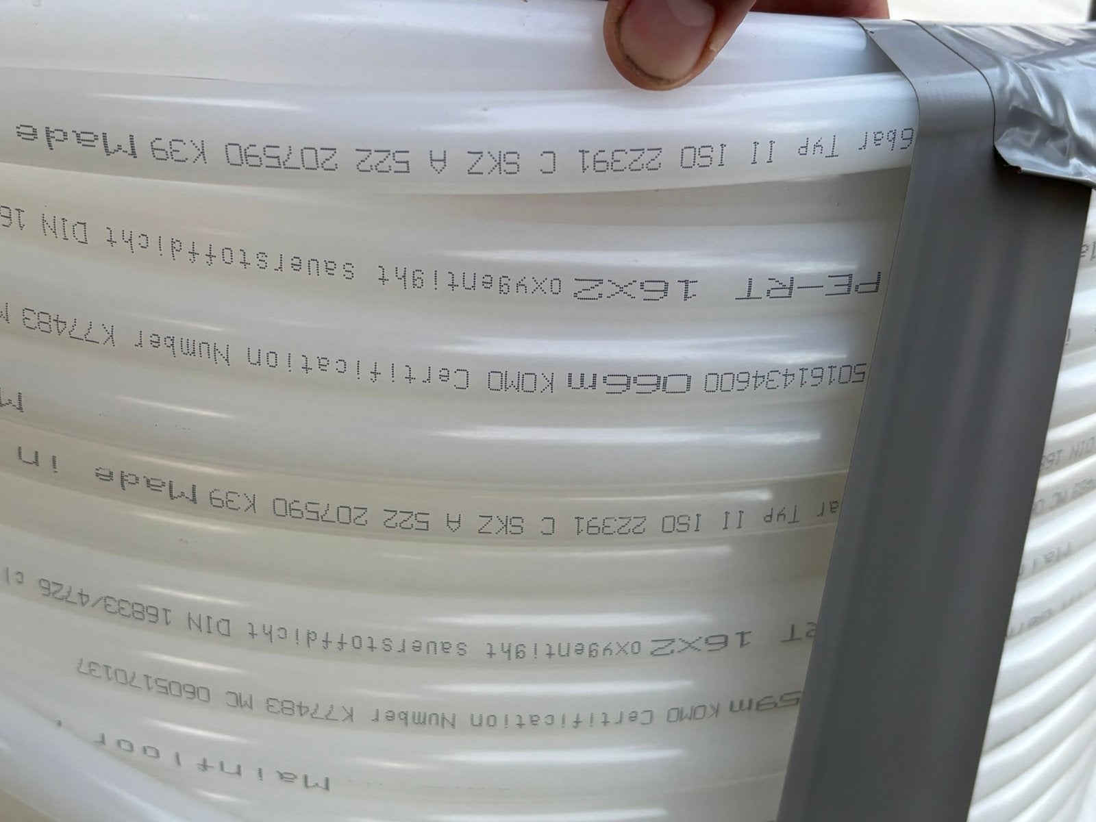 Vloerverwarmingslang PE-RT 16x2 - 78m, Doe-het-zelf en Verbouw, Ophalen, Minder dan 30 cm, Overige typen, Nieuw