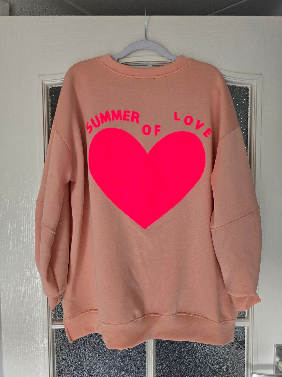 nieuw trui summer of love peach roze 40 42 44 46, Ophalen of Verzenden, Nieuw, Maat 42/44 (L), Roze