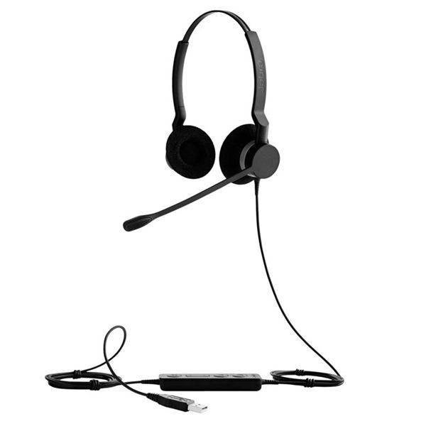 Jabra 2300 BIZ Headset, Computers en Software, Headsets, Ophalen, Volumeregelaar, Nieuw, Over-ear