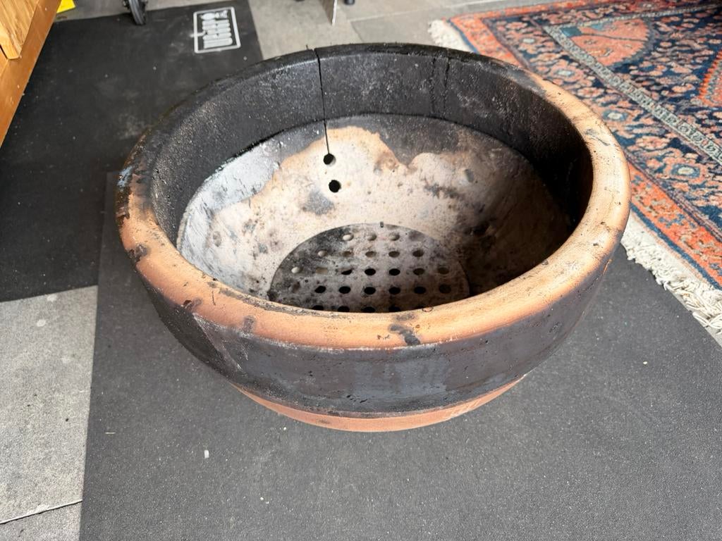 Grill Guru Large vuurschaal met kolenrooster, Ophalen of Verzenden, Zo goed als nieuw