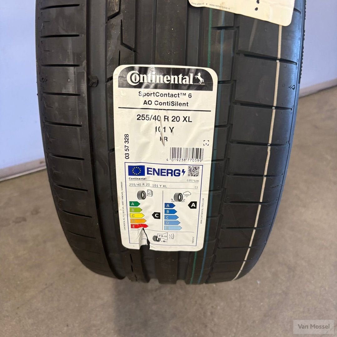 Continental SportContact 6 225/40/R20 101Y, Gebruikt, 255 mm, -, -