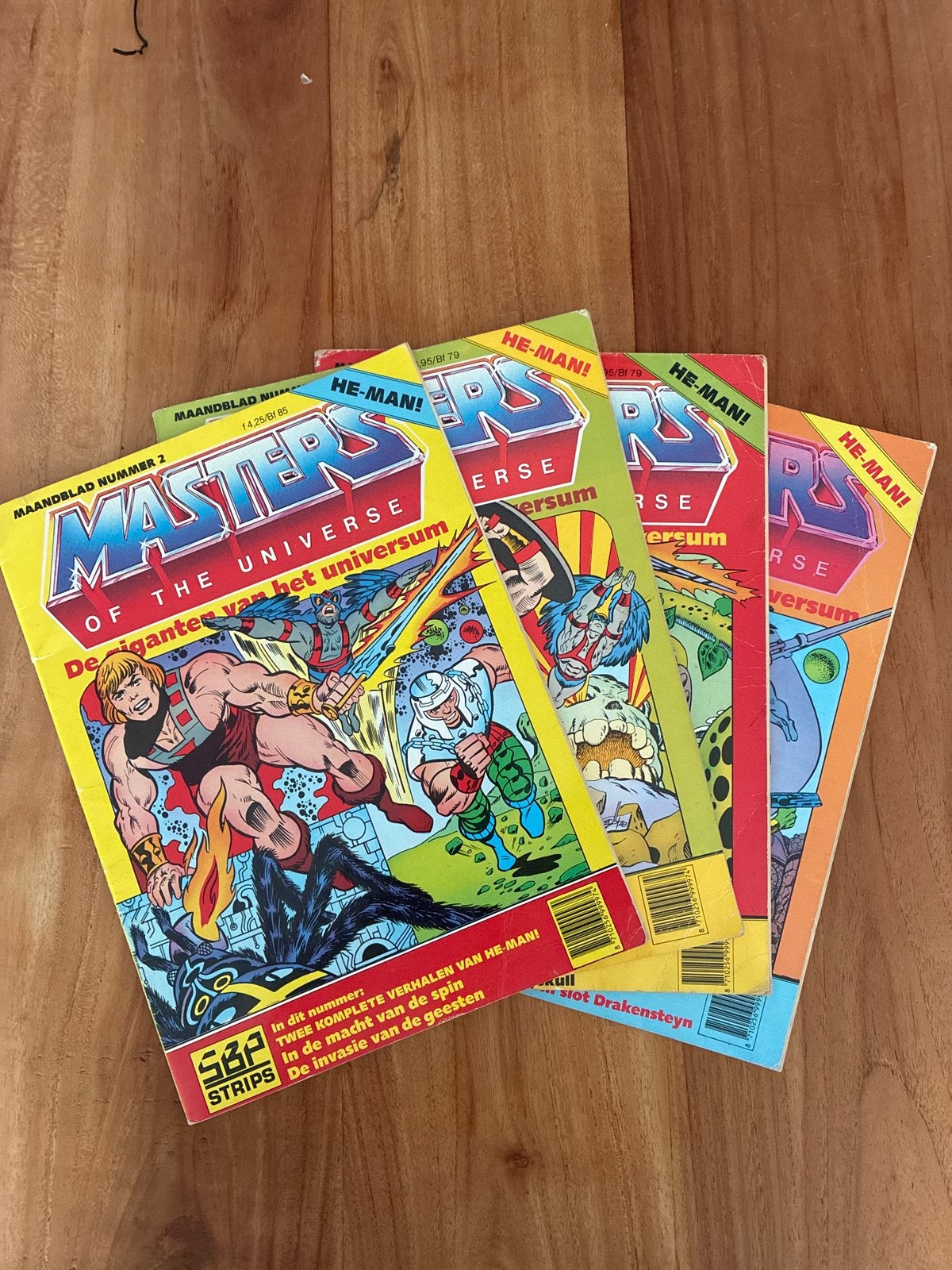 Masters of the Universe Stripboeken - Nummers 2, 3, 4, 5, Meerdere stripboeken, Ophalen of Verzenden, Gelezen