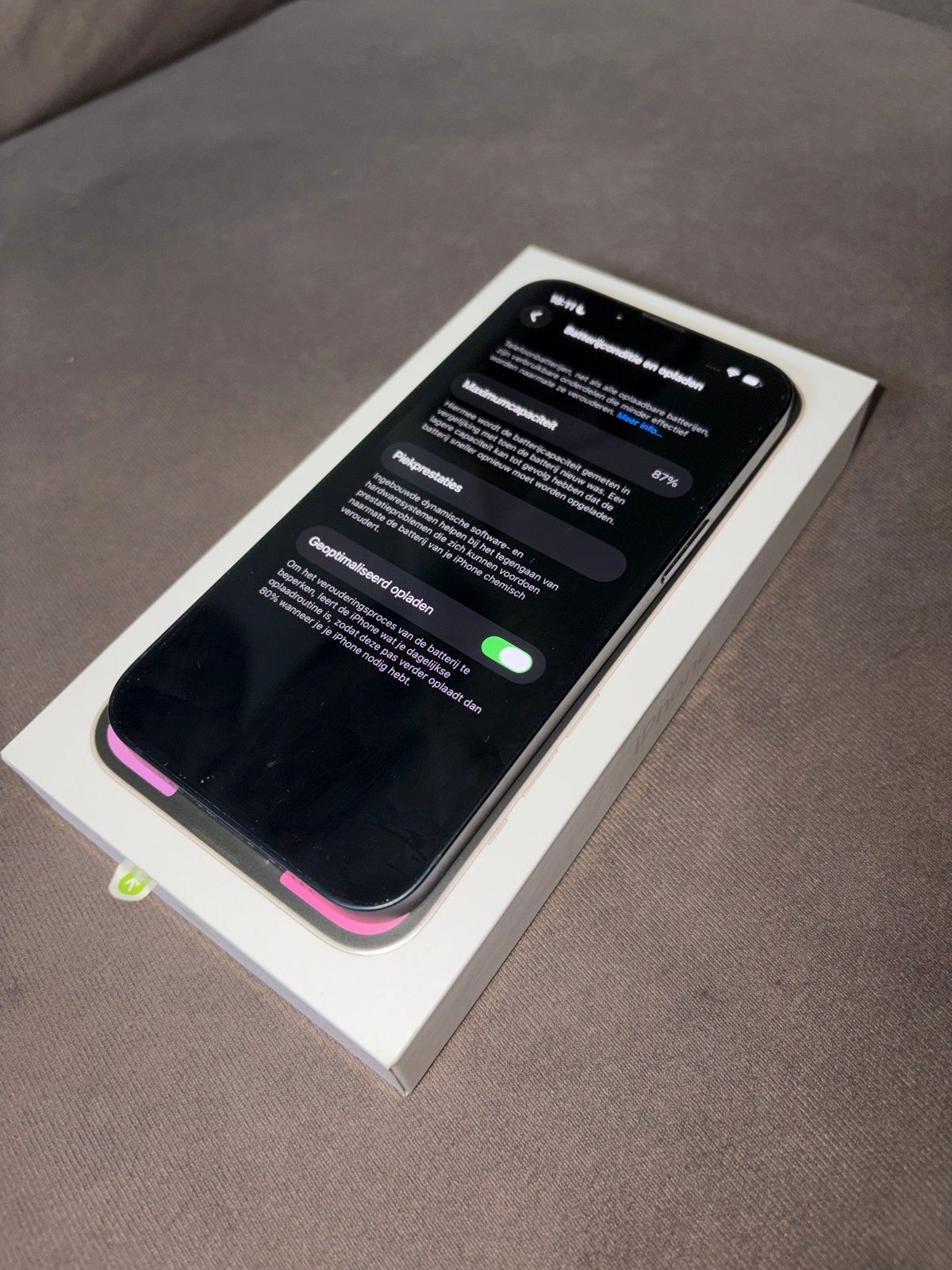 Apple iPhone 13 128GB Zwart - Zo goed als nieuw, 128 GB, Zwart, IPhone 13, Ophalen of Verzenden