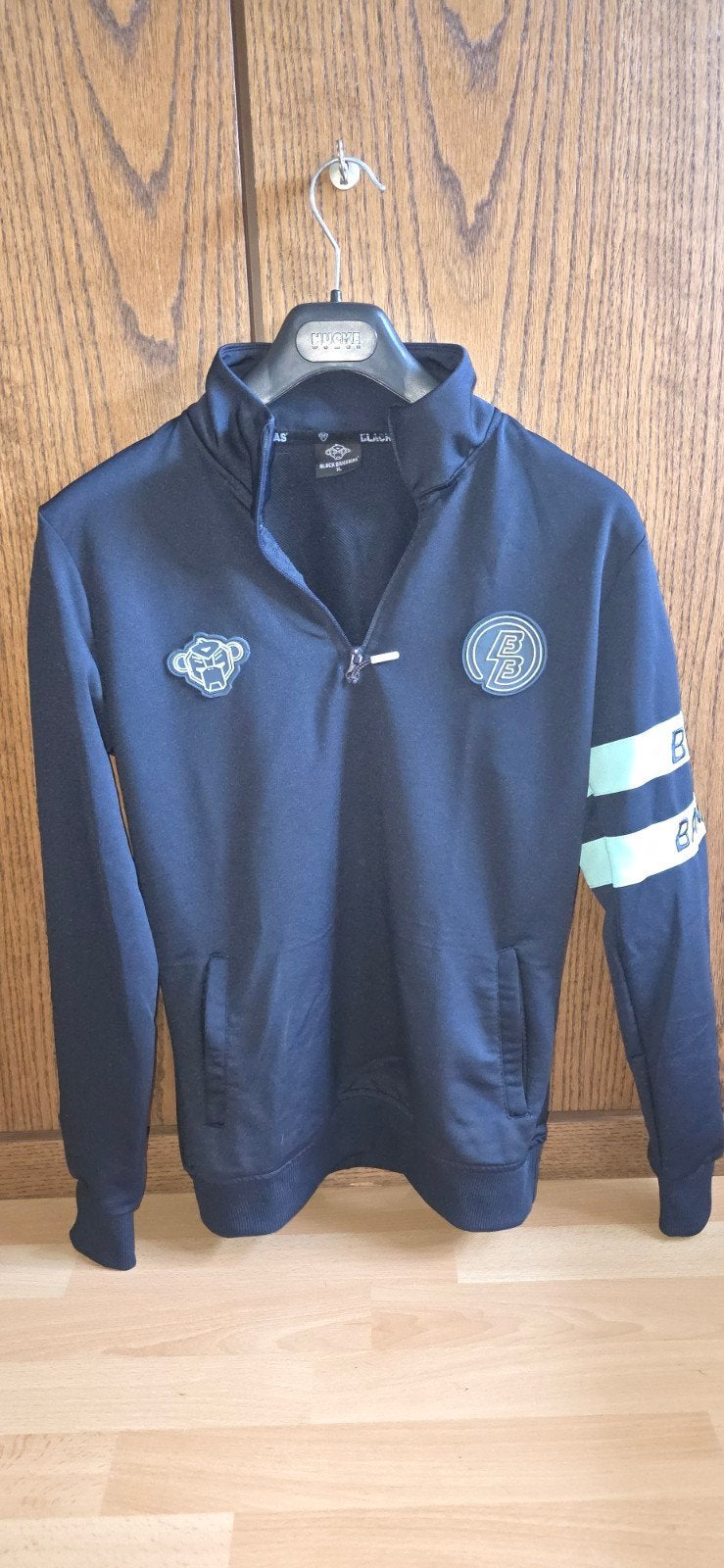 Donkerblauwe Black Bananas trainings trui (valt als L), Kleding | Heren, Ophalen, Maat 52/54 (L), Blauw, Black Bananas