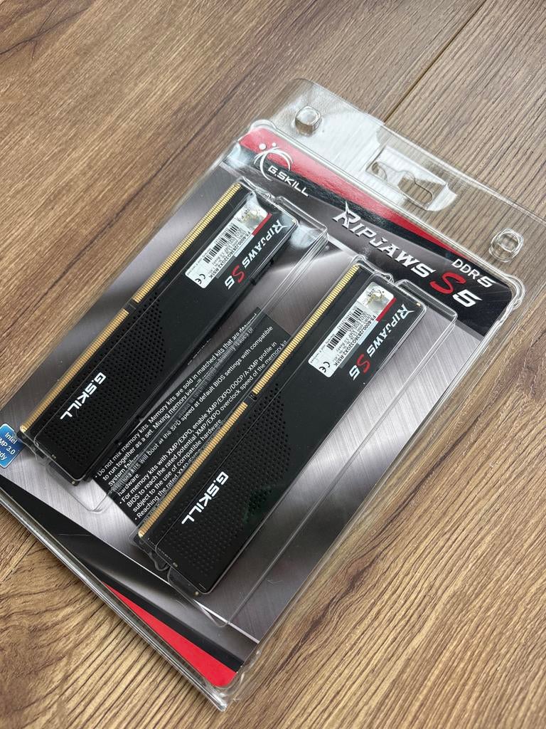 G.Skill Ripjaws S5 DDR5 RAM kit, 64GB, Computers en Software, RAM geheugen, Ophalen, Nieuw, Desktop, DDR5