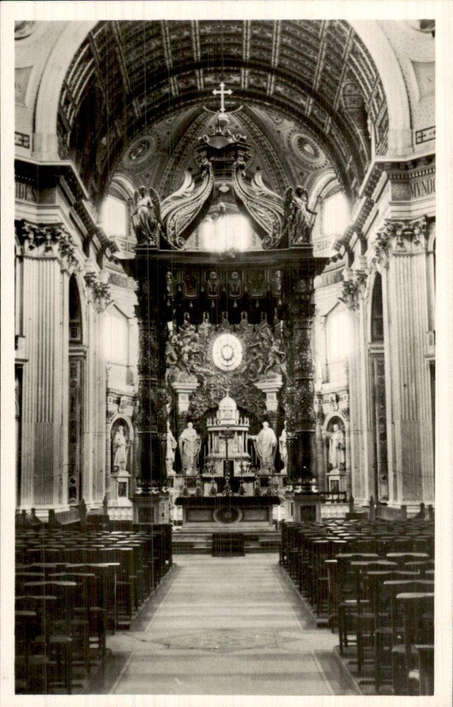 Oudenbosch - Basiliek - Hoofdaltaar, Ophalen of Verzenden, 1920 tot 1940, Ongelopen, Noord-Brabant